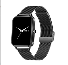 New Model DA02 Unisex IPS Screen IP65 Waterproof Magnetic Charging Alarm Clock Answer Call Fashionable Heart Rate Monitoring