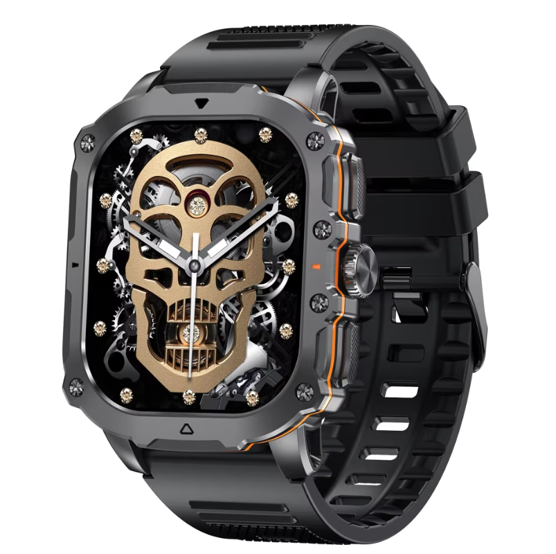 Smart Watch AK72 Case Rubber Heart Rate Monitor Sport Modes 4-Day Battery Magnetic Kid-Friendly
