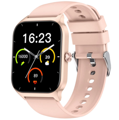 P125 Watch Real-time Heart Rate & Blood Oxygen Activity Tracker Alarm Clock with IP68 Waterproof Silicone Band