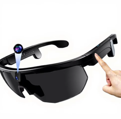 W640 Outdoor Cycling Sports Smart Glasses AI Photography 800W Object Recognition Translation WiFi Touch PC+ABS Frame Button