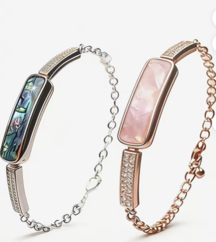 Cross-Border Hot Stainless Steel Smart Bracelet, Sports & Health Monitoring with Female Cycle Tracking, Ideal for Valentine's Day