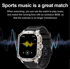 Smart Watch AK72 Case Rubber Heart Rate Monitor Sport Modes 4-Day Battery Magnetic Kid-Friendly