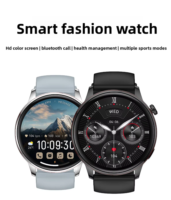 HK36 for Call Smart Watch Pedometer Multifunction Simple Style Fashion Heart Rate Blood Pressure Multi-Sports Silicone