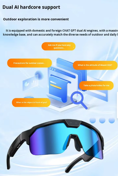 Q01 Cross-border 8 Million Pixel Outdoor Sports Anti-shake Photography Translation Video Recording Smart Glasses WiFi 270mAh