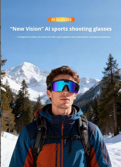 Q01 Cross-border 8 Million Pixel Outdoor Sports Anti-shake Photography Translation Video Recording Smart Glasses WiFi 270mAh