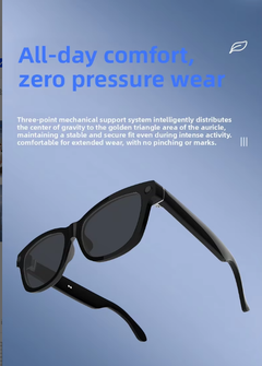 New  AI Conversation V03 Smart Glasses Camera Translation WiFi for Music Playback 1080P Video Recording