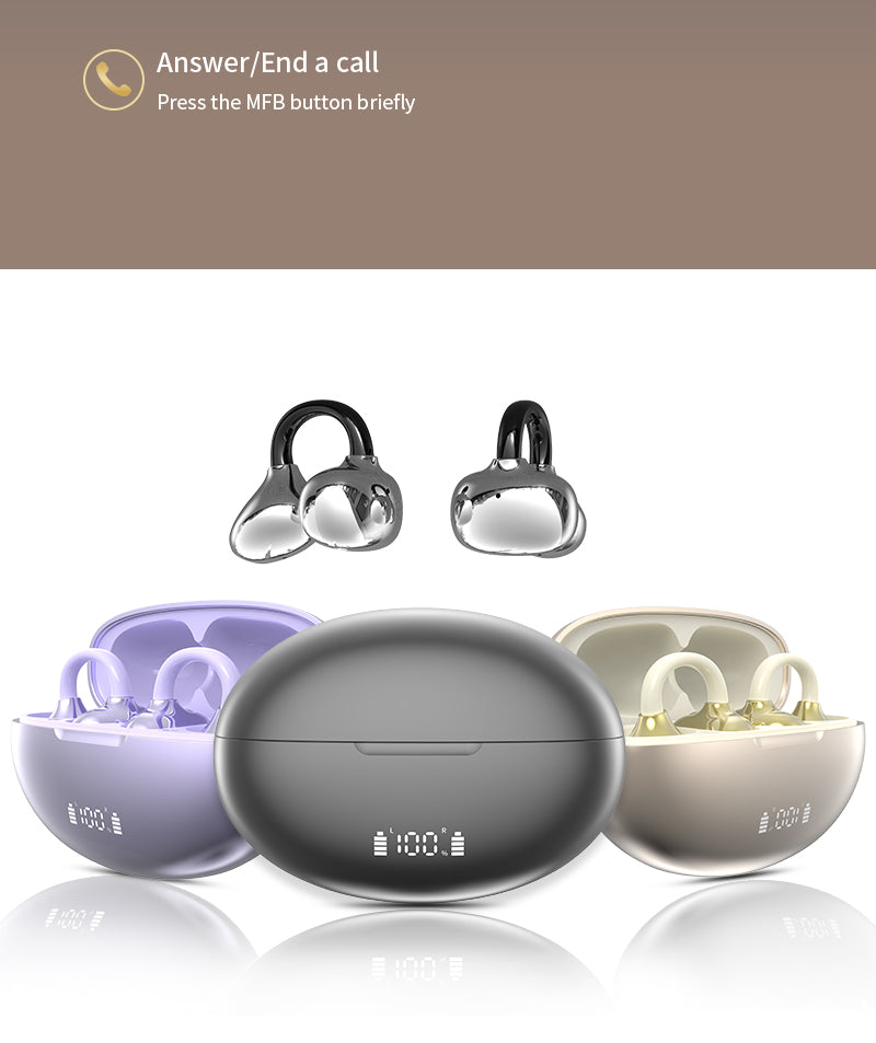 ADIG-30 TWS Earbuds, Voice Activate HD Call, Type-C Charging, 4-5H Playback