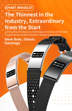 LB Smart Health Bracelet, Multi-Sport Modes & Female Cycle Reminder