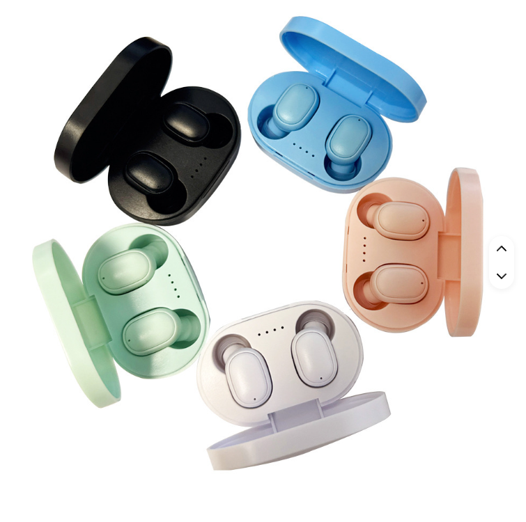 Cross-border Hot Sale A6S for Earphone Mini Wireless In-ear Sports Gaming Voice Control 10-15 Hours Battery Life