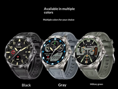 Cross-border DA03 Smart Watch for Call Music Heart Rate Blood Pressure Health Monitoring Multi-sports Silicone 1.85inch