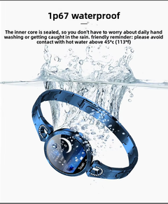 Trending Women's Fashion AK15 Smart Bracelet Stainless Steel Band IP67 Waterproof Heart Rate Blood Pressure Sleep Monitoring