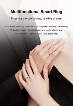 SRO1 Smart Ring | IP68 Waterproof, Full-Range Health Monitoring & Gesture Control Ring