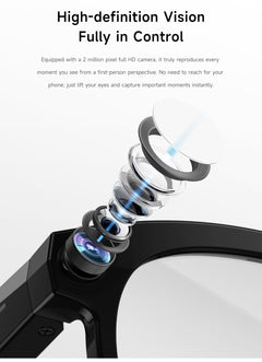 M88AI Multi-functional Smart Glasses | 200W Camera, Safe Pure Cobalt Battery, Full-scenario AI Interaction
