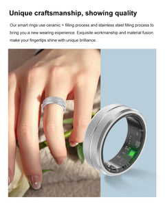 SRO1 Smart Ring | IP68 Waterproof, Full-Range Health Monitoring & Gesture Control Ring